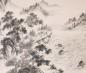 Preview: Chinesische Landschaftsmalerei: Brise am Bergsee 97x193cm