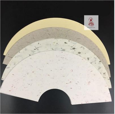 Banshu Xuan-Papier -Fächerform- 4 Varianten 29x60cm