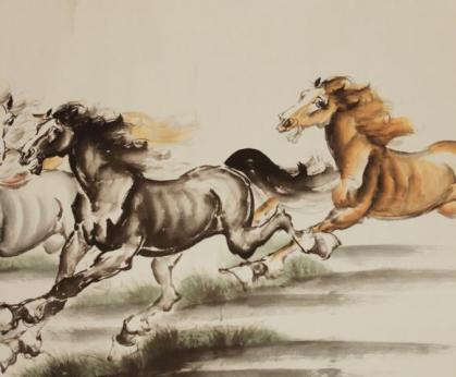 Wandbild Pferde